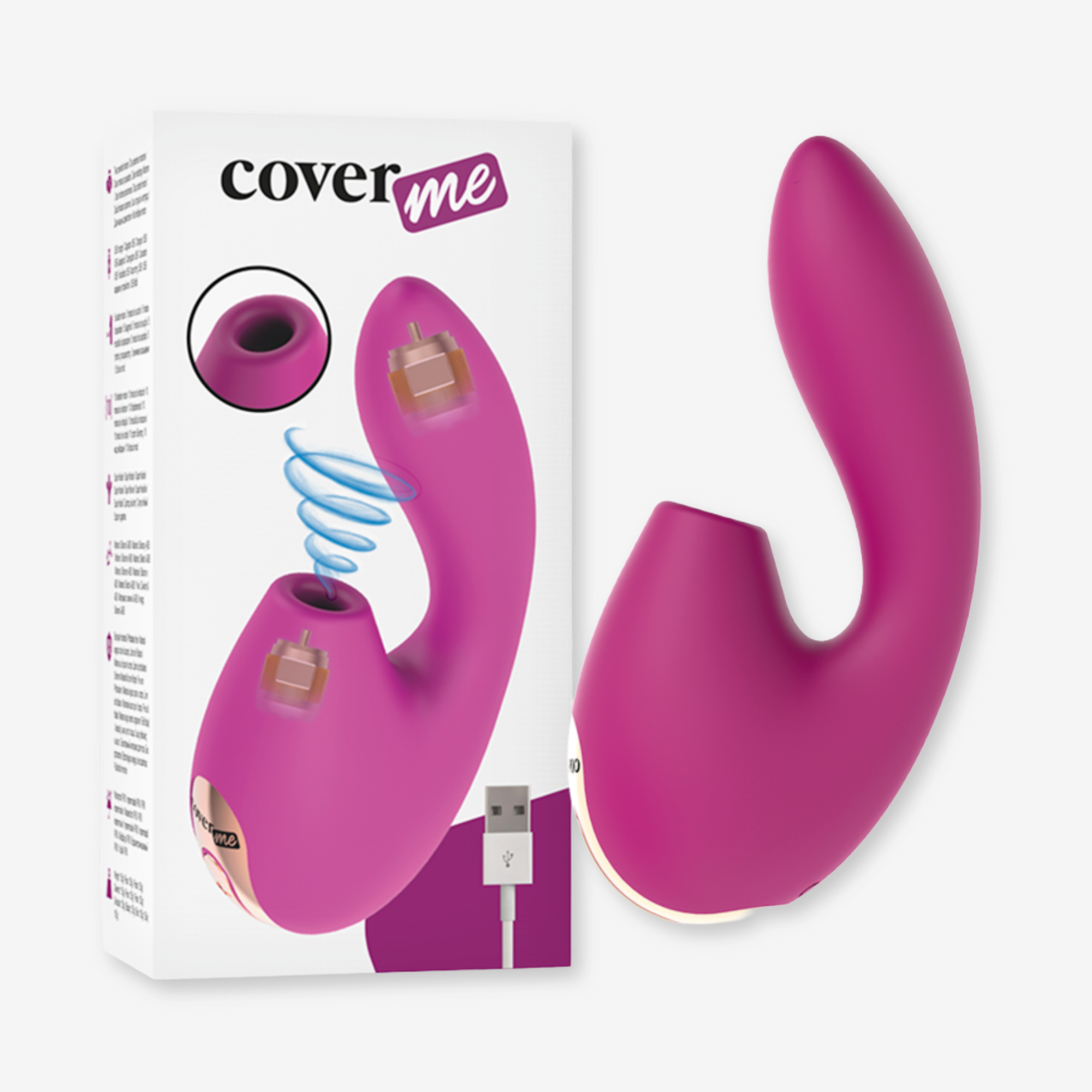 Stimulateur clitoridien + point G de CoverMe