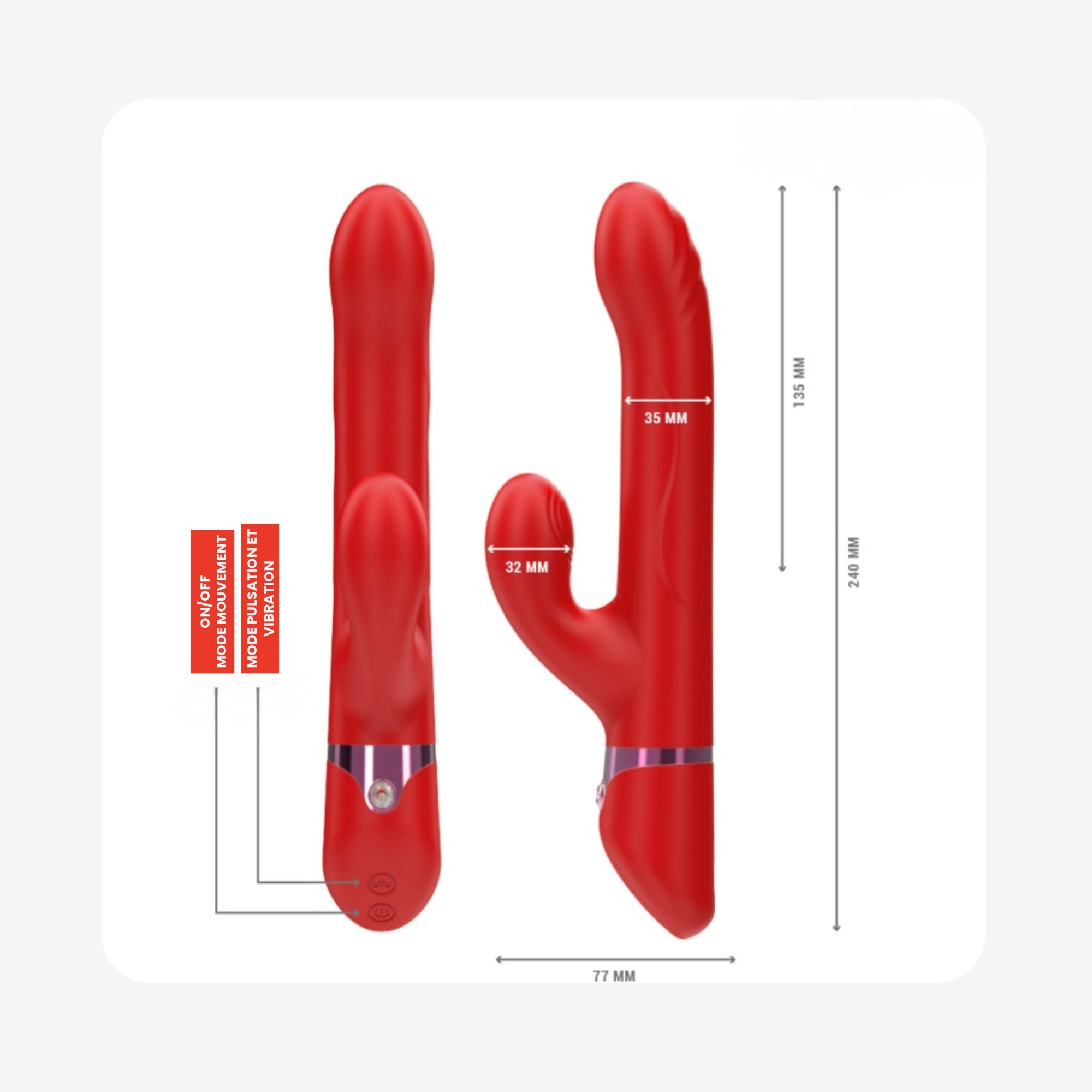 Vibromasseur Lele d'Intense