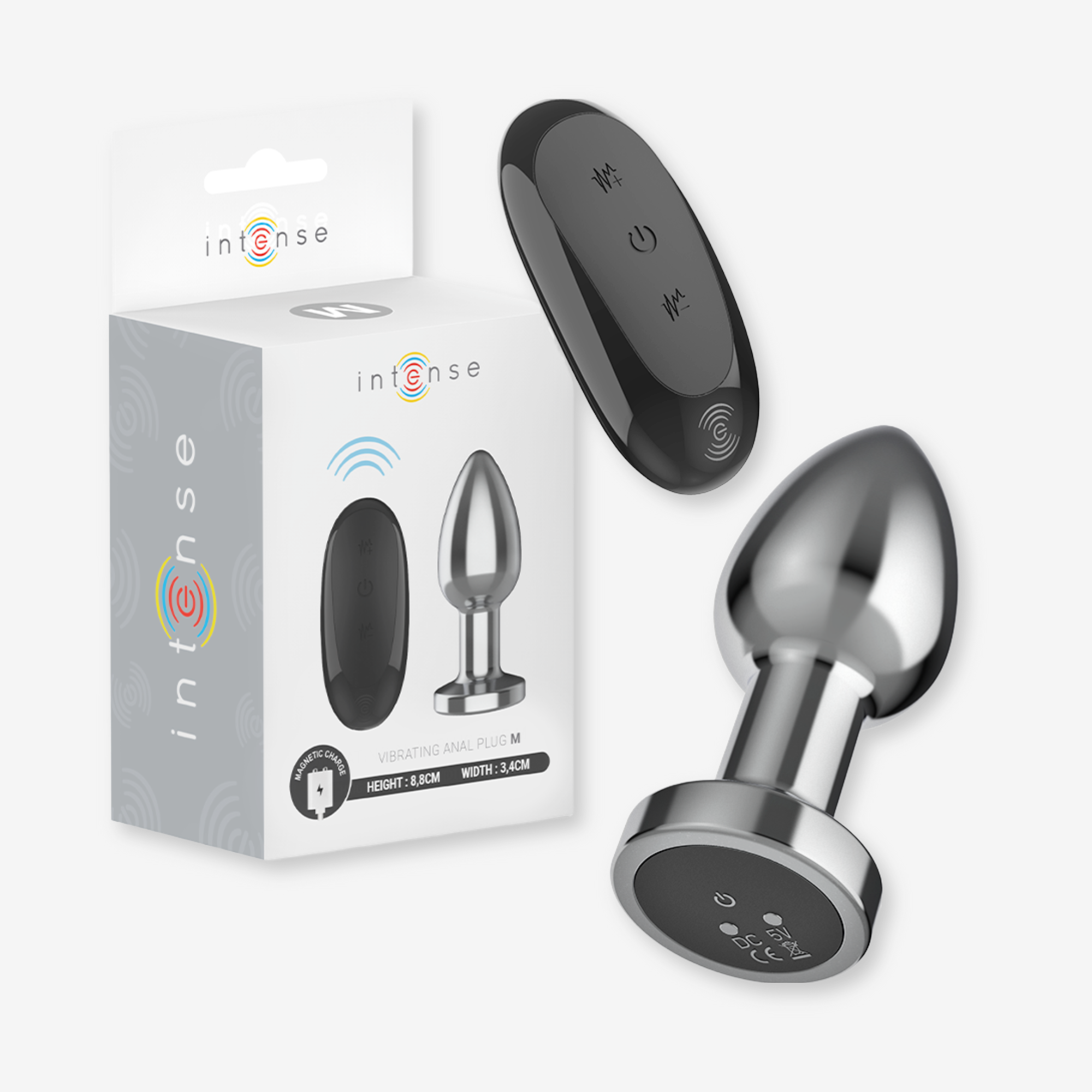 Plug vibrant en metal d'Intense