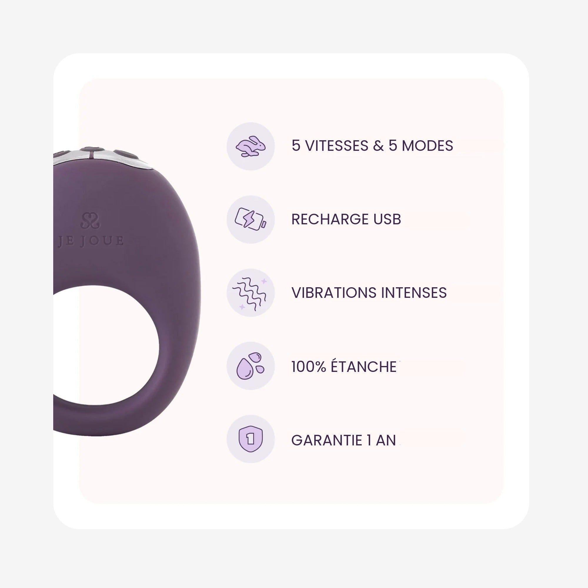 Cockring Vibrant Mio de Je Joue