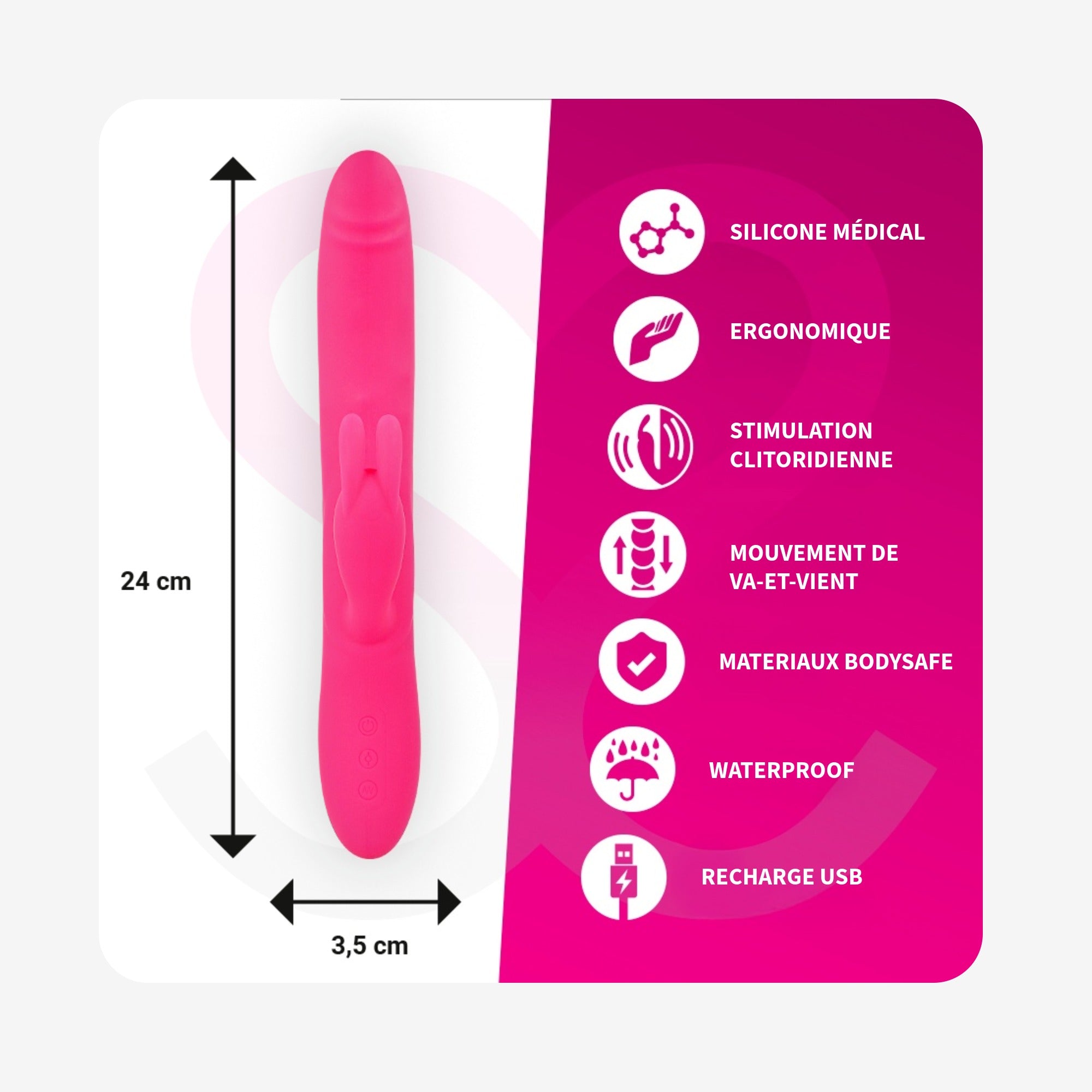 Vibromasseur Rabbit Warren de Moressa