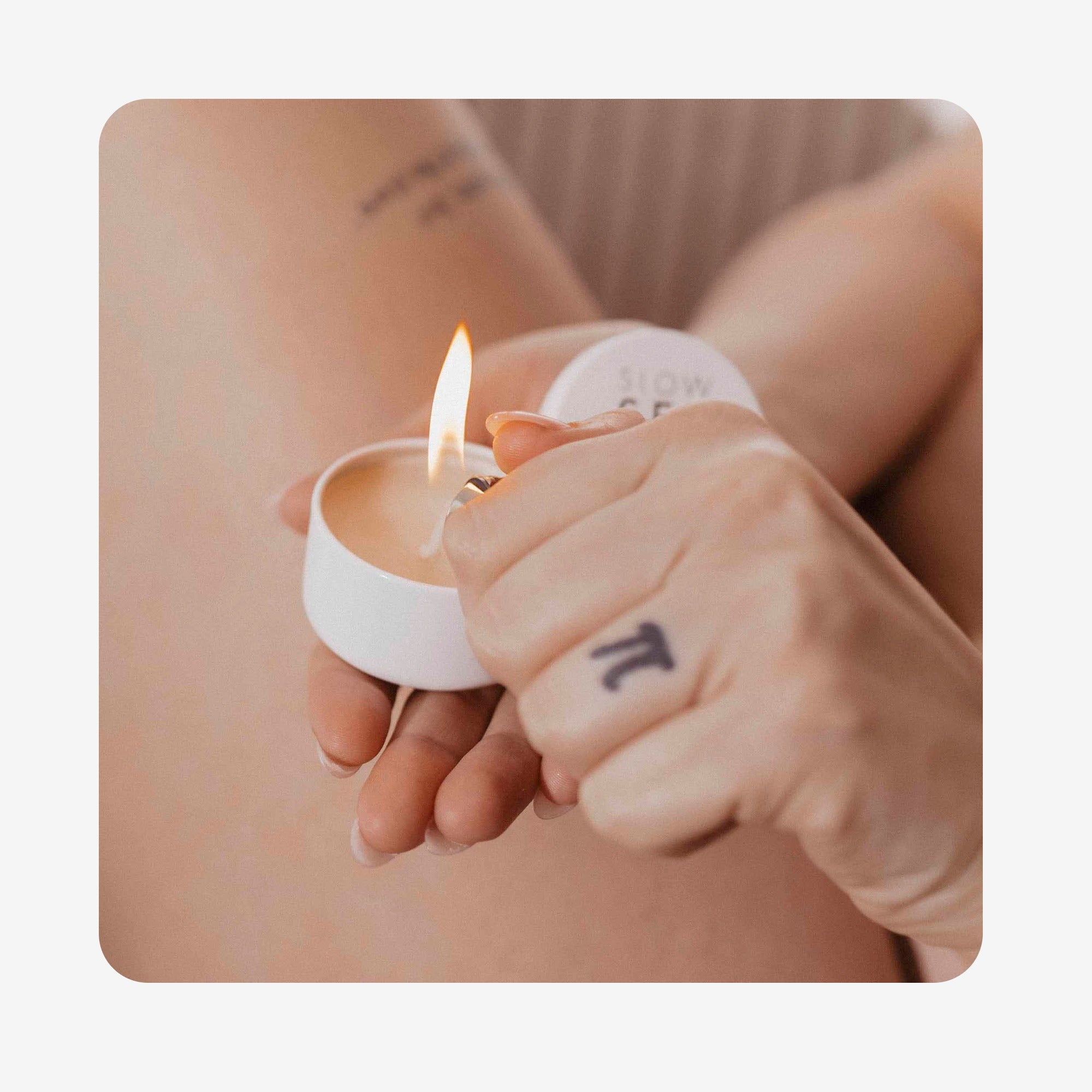 Bougie de massage coco de Slow Sex